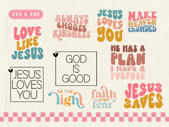 Christian Quote SVG PNG Bundle: Editorial Graphics Review