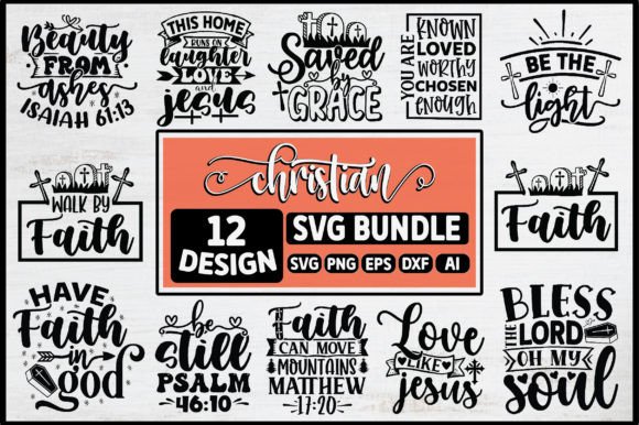 Christian SVG Bundle: Graphics & Crafts for Branding