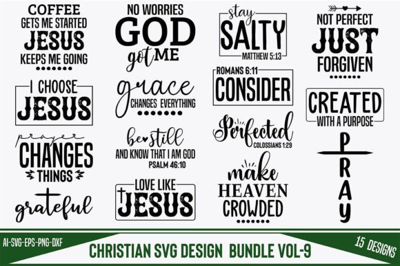Christian SVG Design Bundle Vol-9: Graphics & Crafts Review