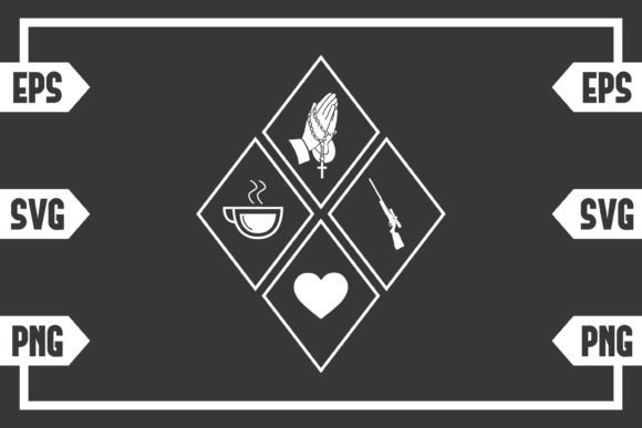 Coffee Jesus Heart and Hunting Rifle Design Review