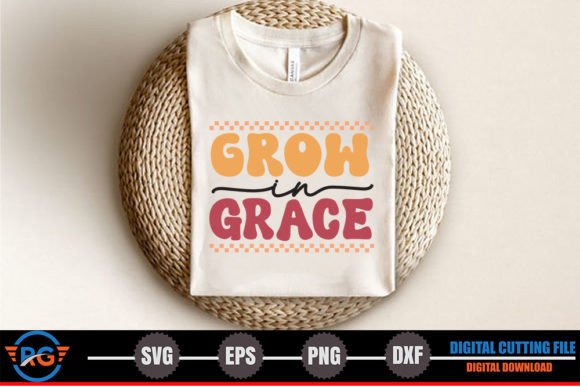 Grow in Grace: Retro SVG Graphics for Faith Crafts