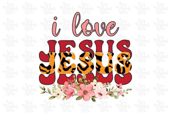 I Love Jesus SVG: Graphics & Crafts Branding