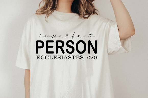 Imperfect Person Graphics for Faith-Based Crafts