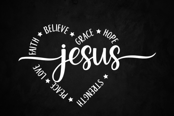 Jesus Heart Graphics: Faith Print Templates Review