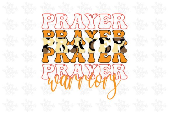 Prayer Warriors Jesus Graphics for Faith Crafts Branding