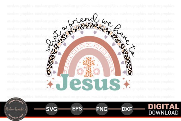Retro Jesus Quotes Rainbow SVG: Graphics for Crafts