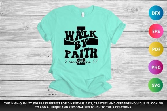 Walk by Faith SVG: Graphics & Crafts Asset Review